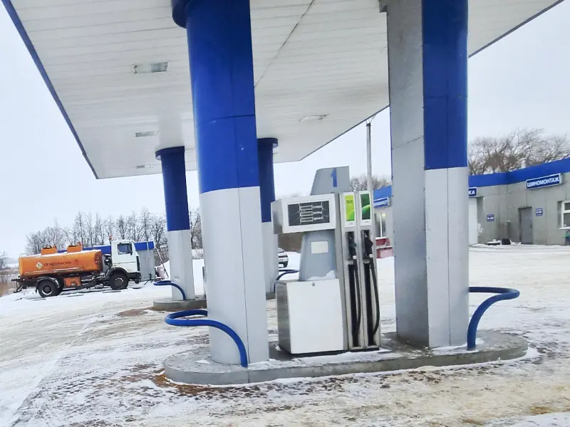 Посещение объекта АЗС при разработке инвентаризации ИЗАВ. Тульская область.